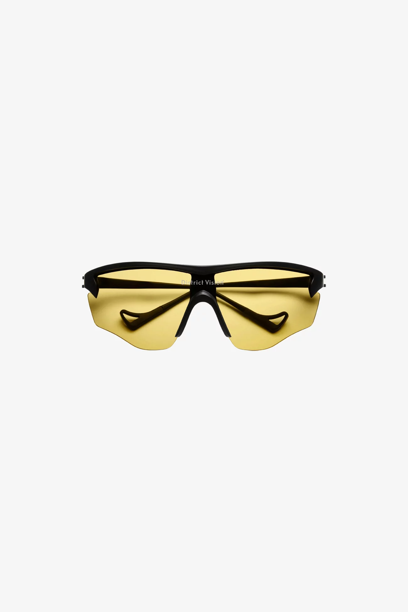 Junya Racer Sunglasses District Vision – Black Yellow | Centre Commercial