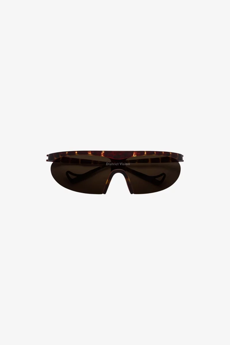 Koharu Eclipse Sunglasses District Vision – Brown Mosaic | Centre Commercial