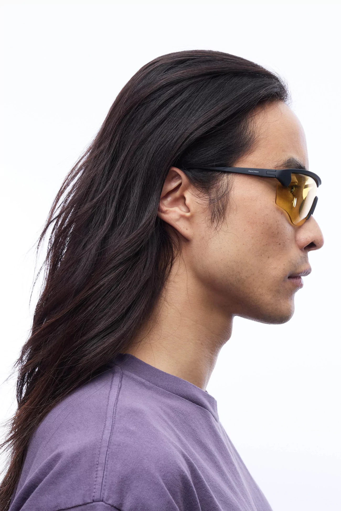 Junya Racer Sunglasses District Vision – Black Yellow | Centre Commercial