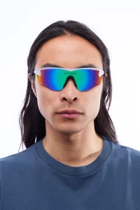 Junya Racer Sunglasses District Vision – Pulsar Blue | Centre Commercial