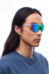 Junya Racer Sunglasses District Vision – Pulsar Blue | Centre Commercial
