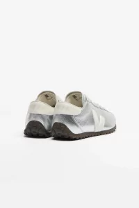 VEJA Cateyes Leather Sneakers – Silver White | Centre Commercial