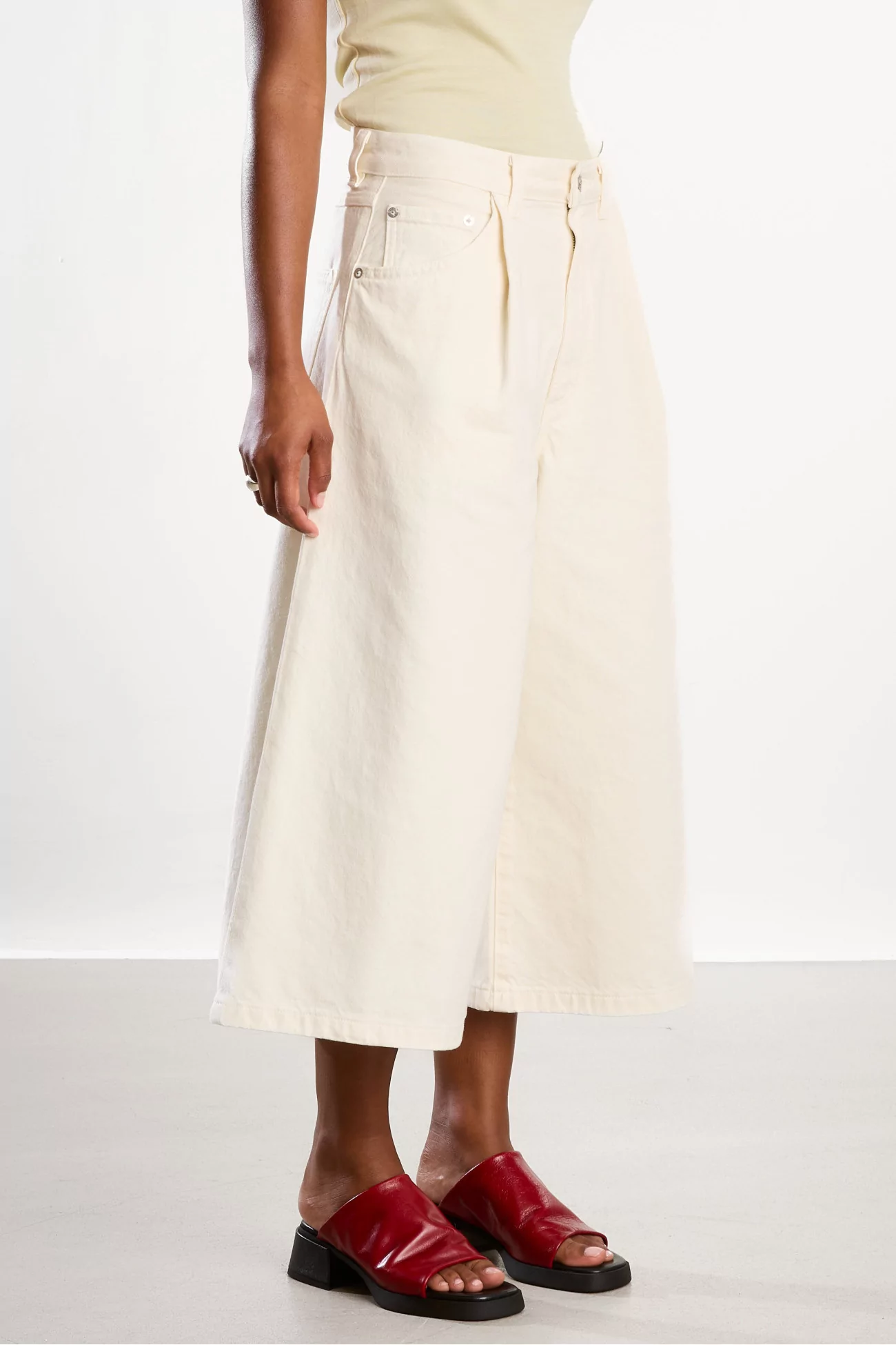 Women's 80's Gaucho Cotton Short – Solar | Centre Commercial