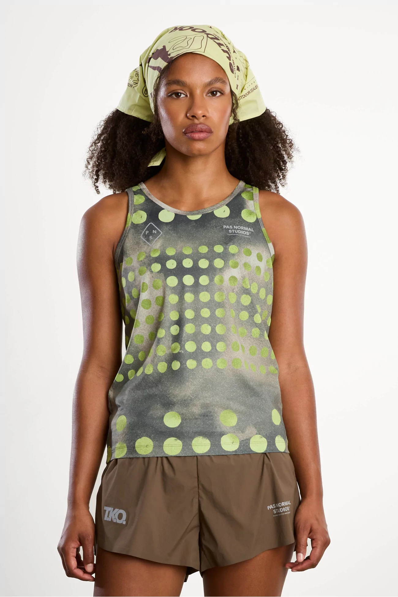 Pas Normal Studios T.K.O. Balance Singlet Women – Moss Green | Centre Commercial