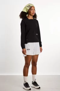 WISE 350 Long Sleeve T-shirt Women – Black | Centre Commercial