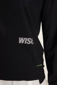WISE 350 Long Sleeve T-shirt Women – Black | Centre Commercial
