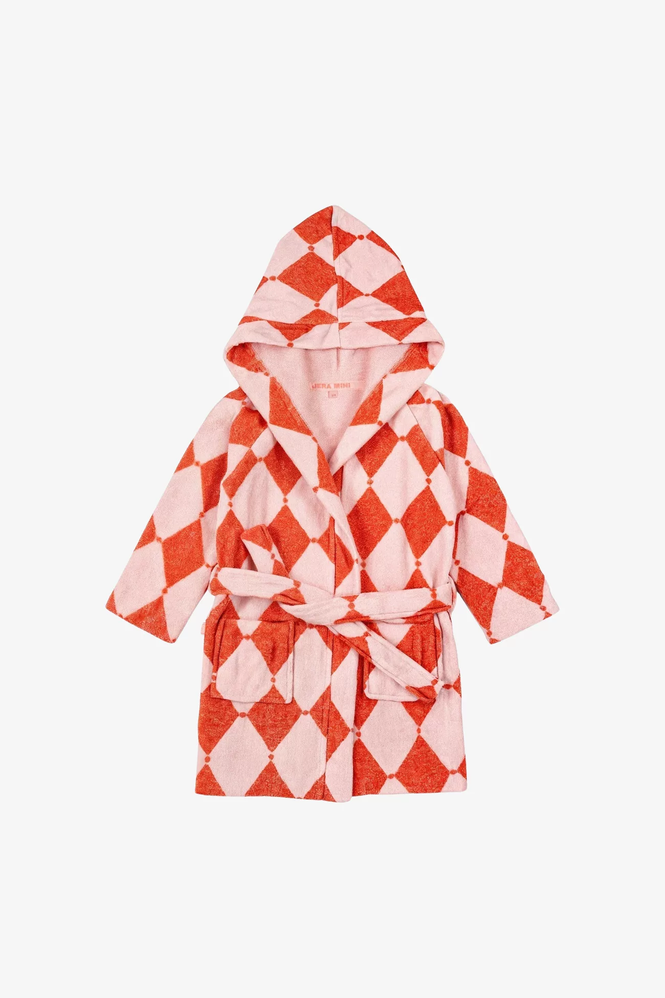 Rose Geo Kids Cotton Bathrobe – Pink | Centre Commercial