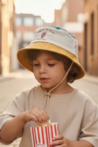 Kids Bucket Hat Poule Party Pop Corn – Multicolour | Centre Commercial