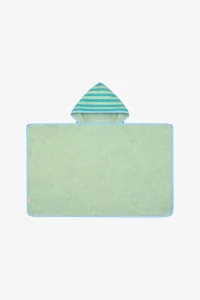 Cape de Bain Enfant Coton Vague Bleu Jera Mini | Centre Commercial