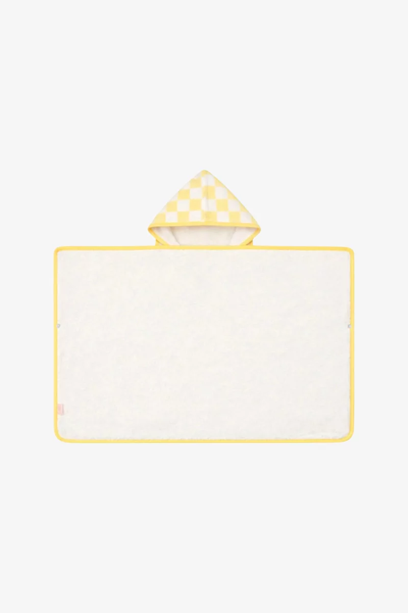 Cape de Bain Enfant Coton Vague Yellow Jera Mini | Centre Commercial