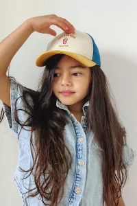 Kids Recycled Cotton Cap Pop Corn – Poule Party | Centre Commercial