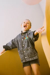 Big Crush Grey Denim Jacket Saudade Collection – Kids | Centre Commercial