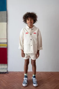 Big Crush Ecru Denim Jacket Saudade Collection – Kids | Centre Commercial