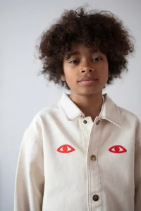 Big Crush Ecru Denim Jacket Saudade Collection – Kids | Centre Commercial
