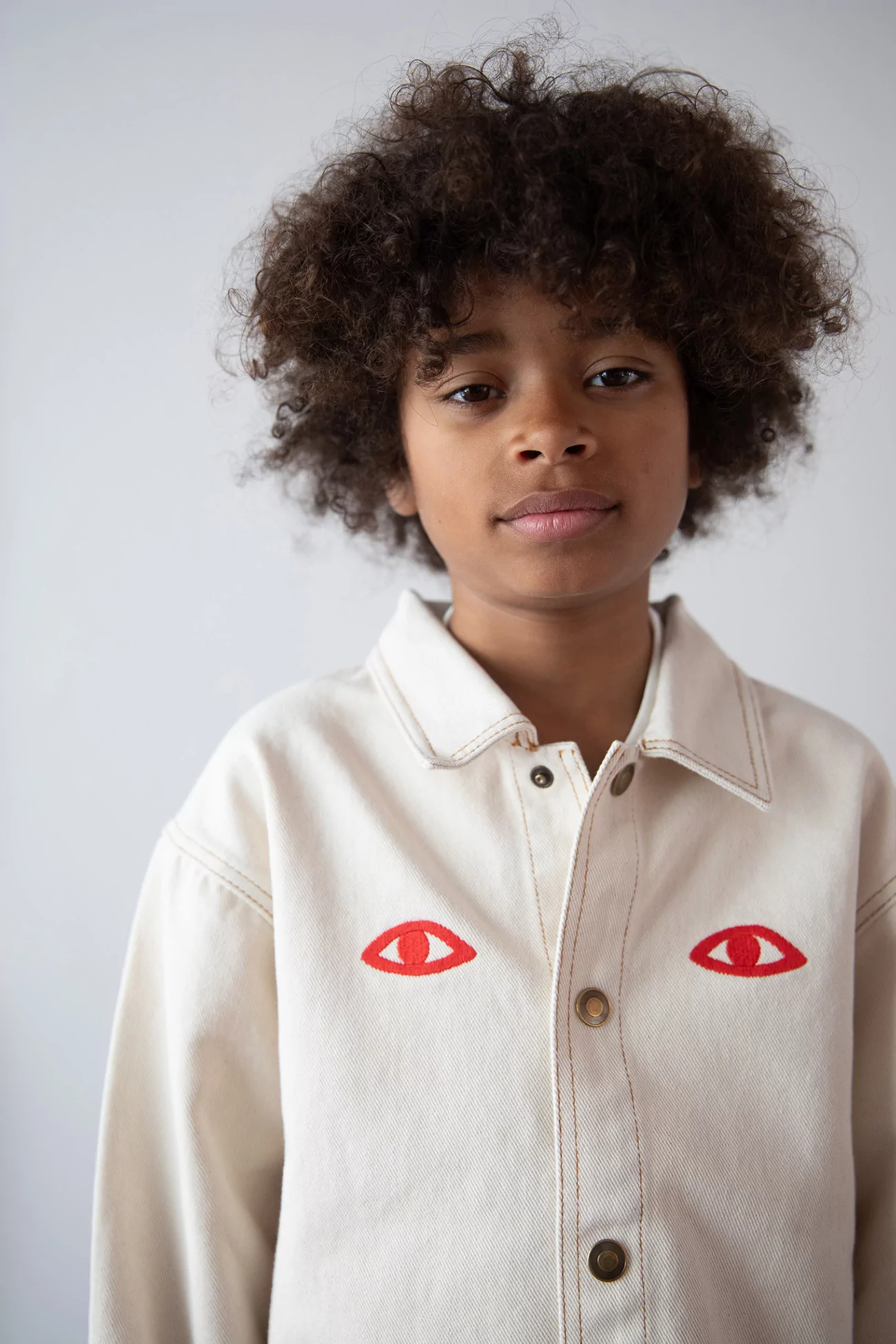 Big Crush Ecru Denim Jacket Saudade Collection – Kids | Centre Commercial