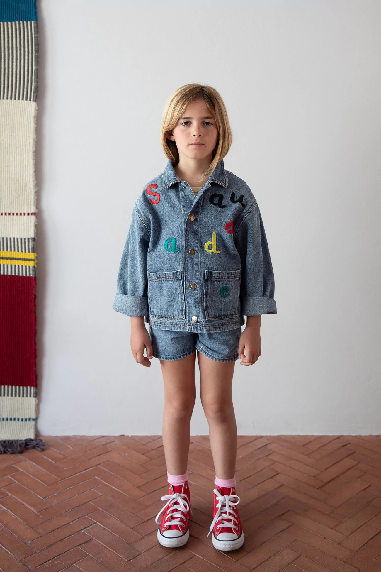 Big Crush Blue Denim Jacket Saudade Collection – Kids | Centre Commercial