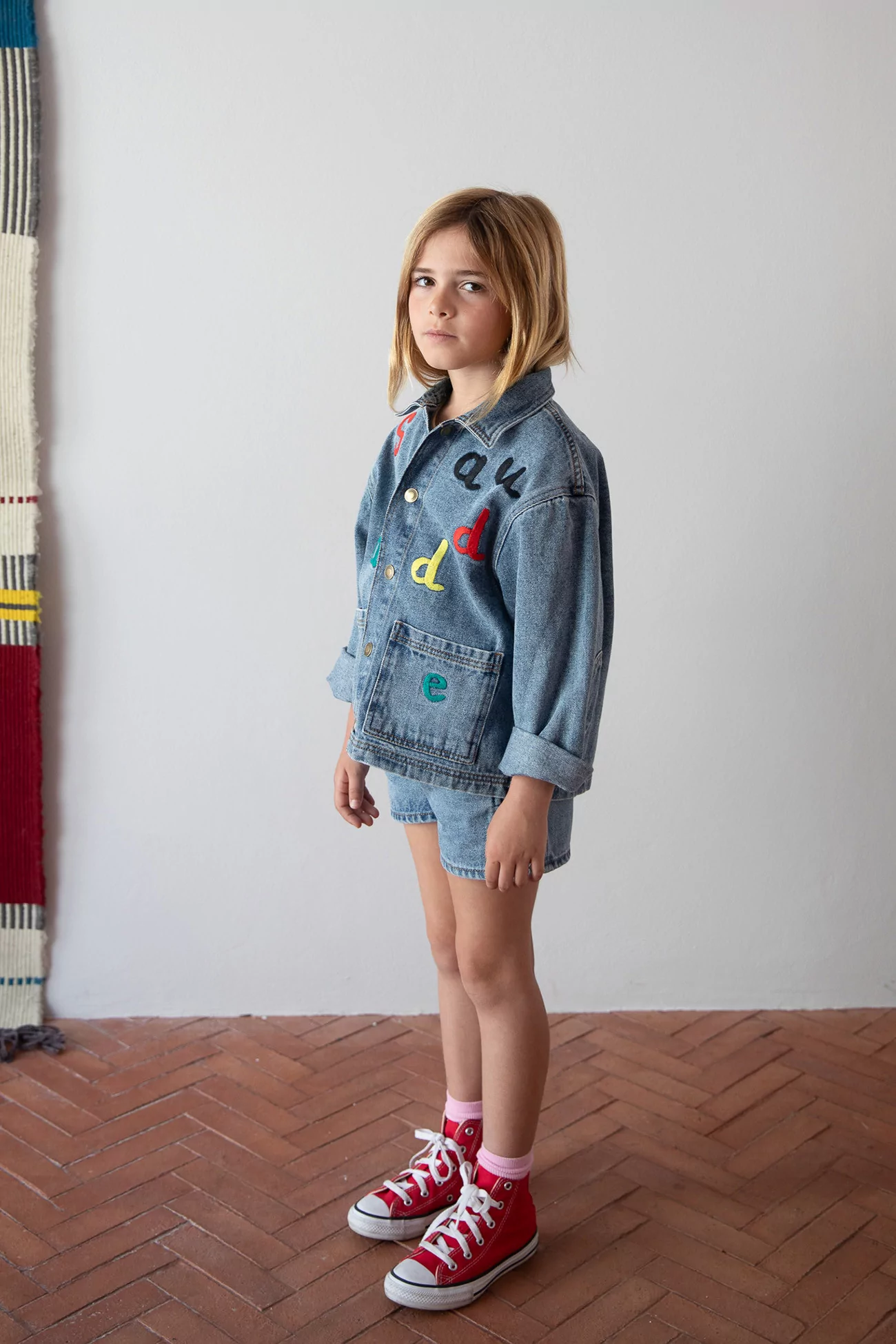Big Crush Blue Denim Jacket Saudade Collection – Kids | Centre Commercial