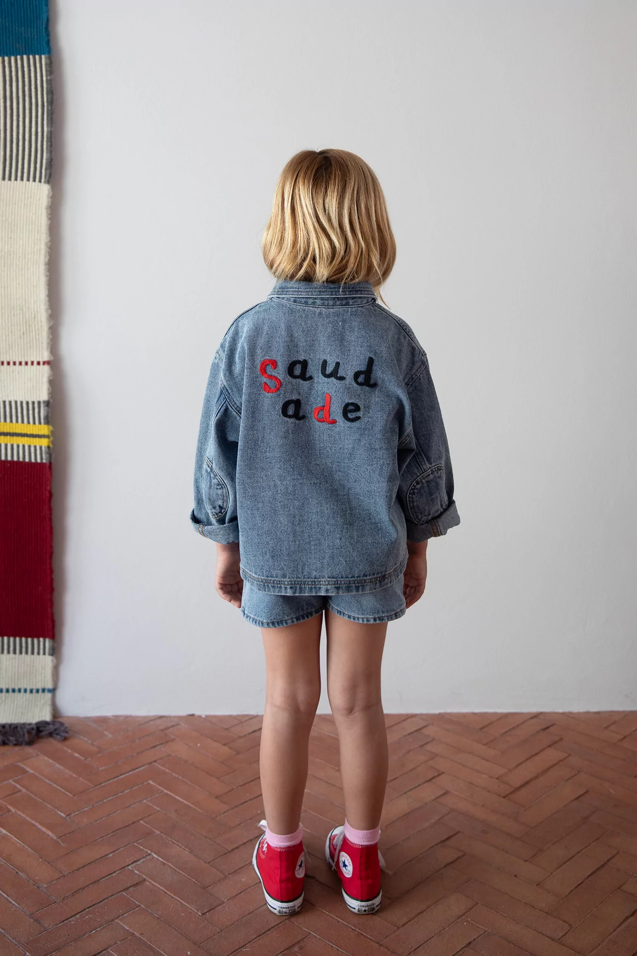 Big Crush Blue Denim Jacket Saudade Collection – Kids | Centre Commercial