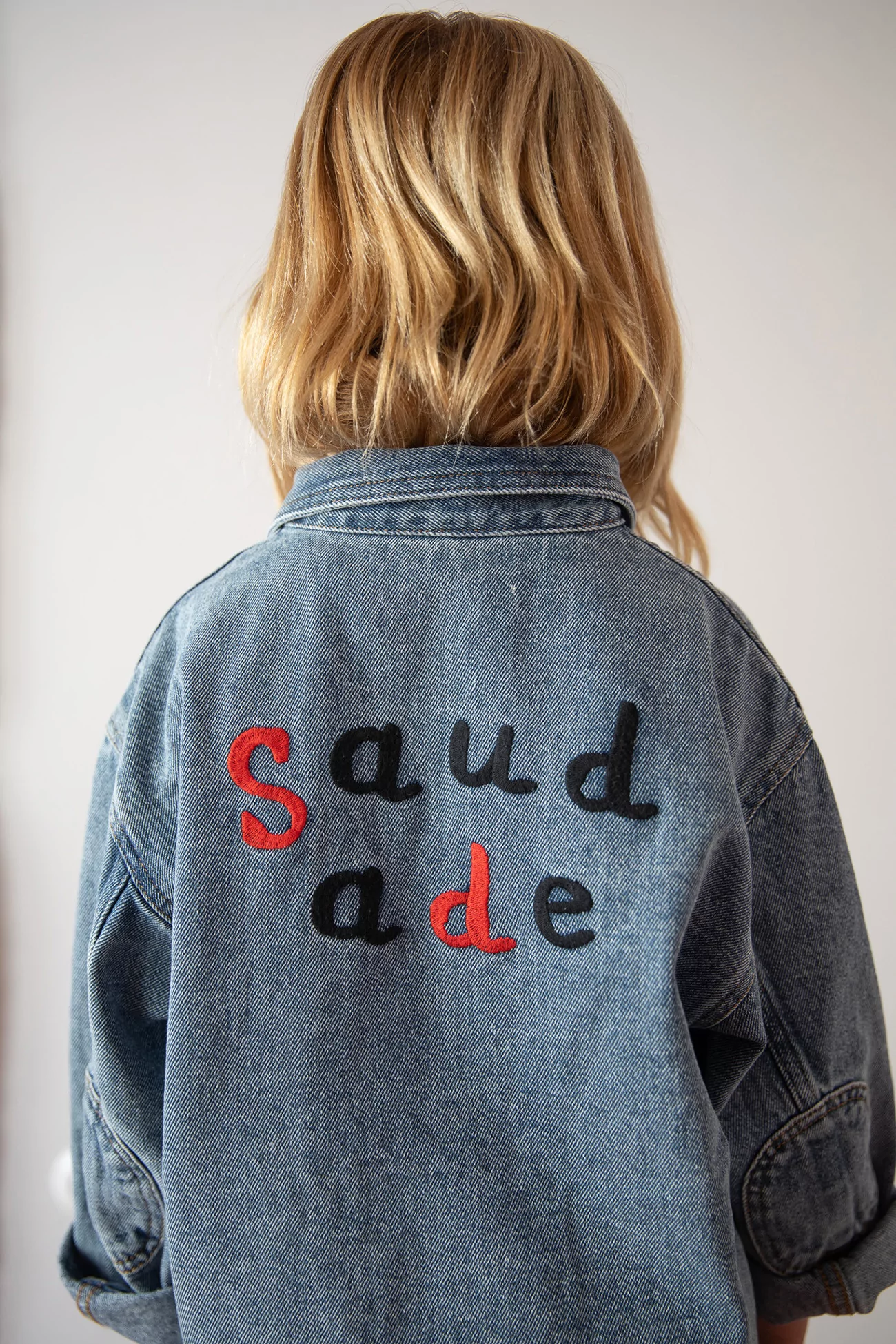 Big Crush Blue Denim Jacket Saudade Collection – Kids | Centre Commercial