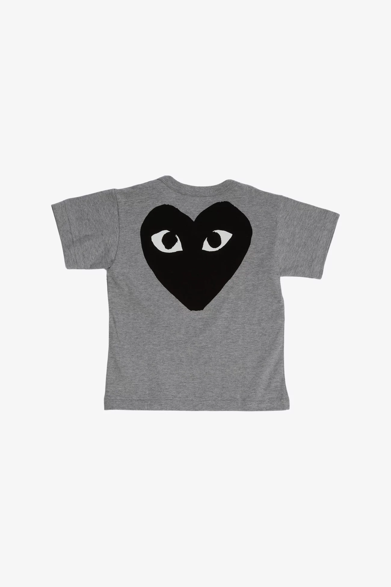 Kids T-Shirt Comme des Garçons PLAY Logo Print – Grey | Centre Commercial