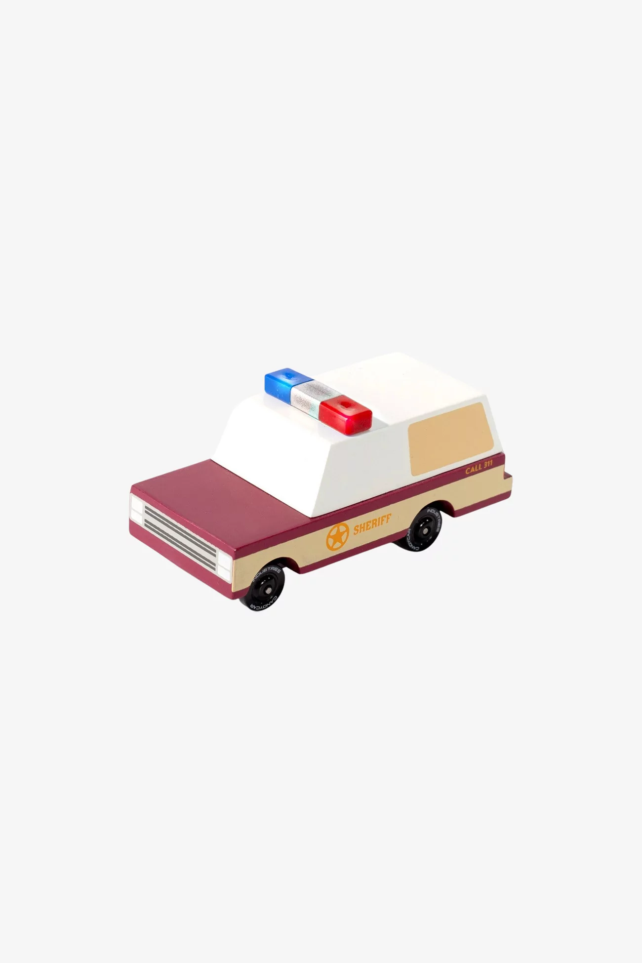 Candylab Sheriff Truck – Wooden Toy Car | Centre Commercial