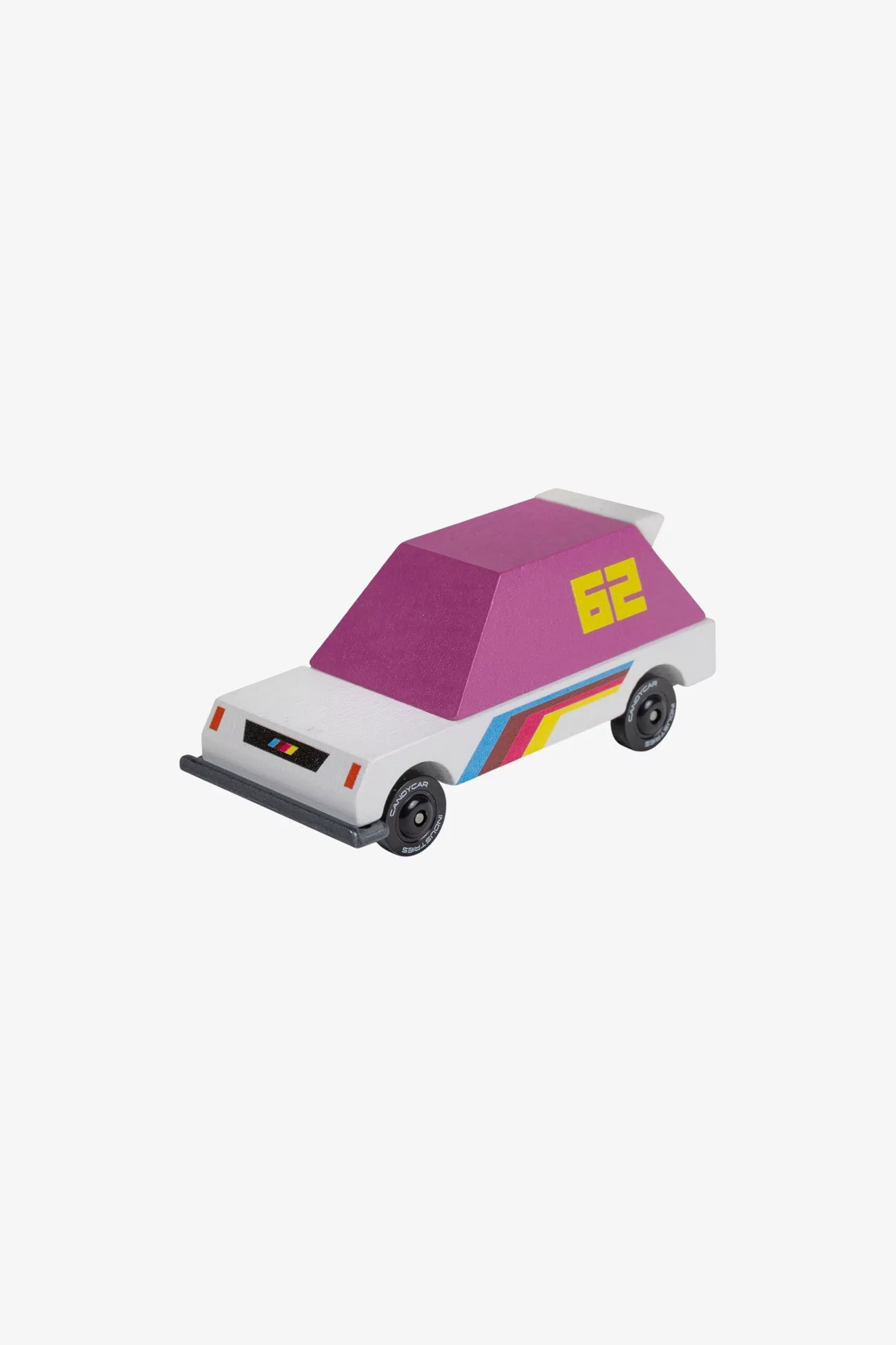 Candylab Pink Racer 62 – Wooden Toy Car | Centre Commercial
