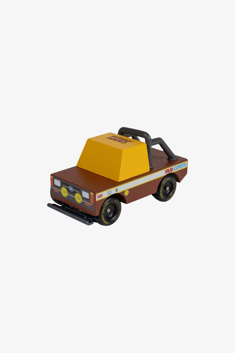 Candylab Mud Coyote Brown – Wooden Toy Car | Centre Commercial