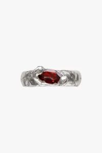 Bague Enero Simuero Grenat Argent 925 – Silver | Centre Commercial