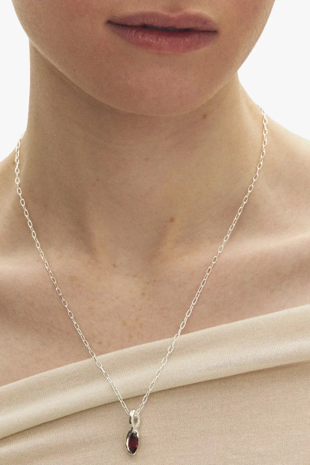 Collier Enero Simuero Grenat Argent 925 – Silver | Centre Commercial