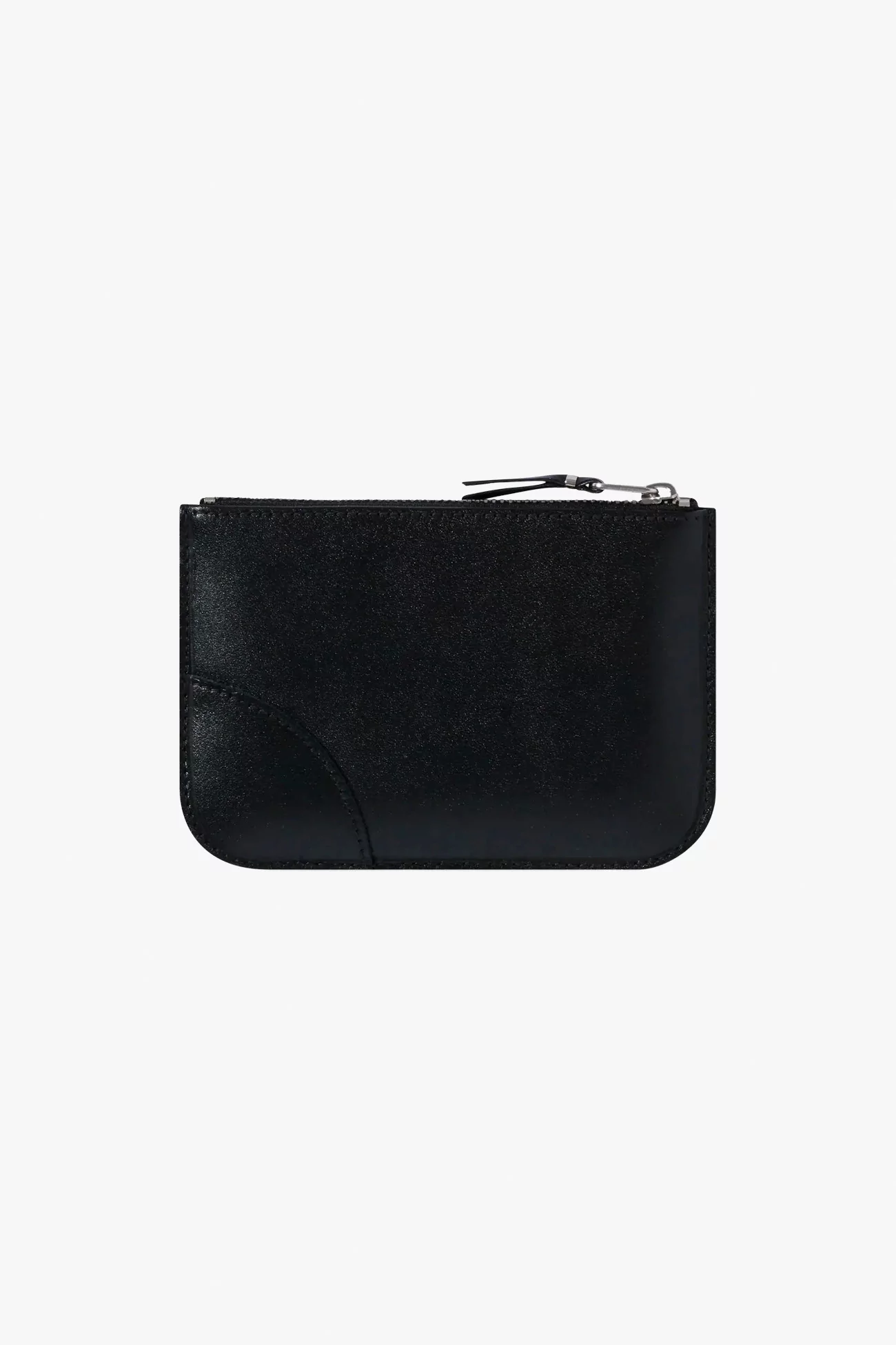 Silver Eyelet SA8100SE Leather Zip Pouch – Black | Centre Commercial