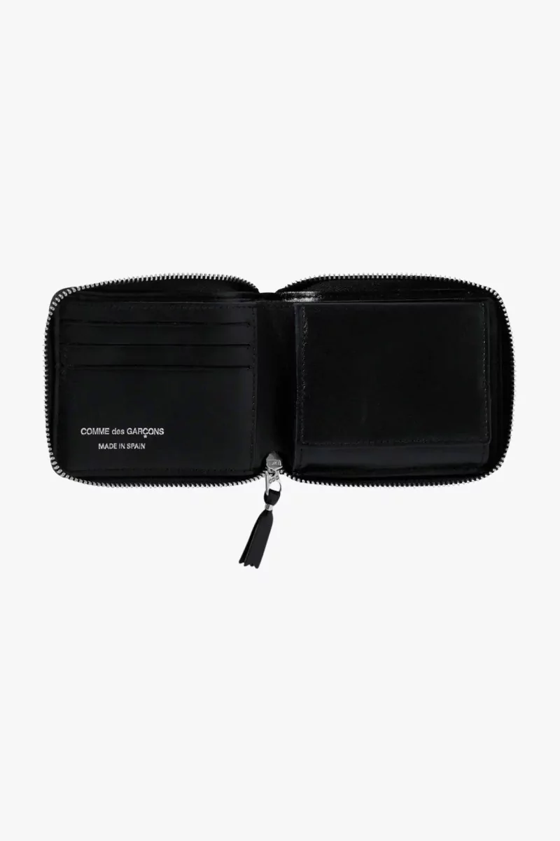 Silver Eyelet SA7100SE Leather Wallet – Black | Centre Commercial