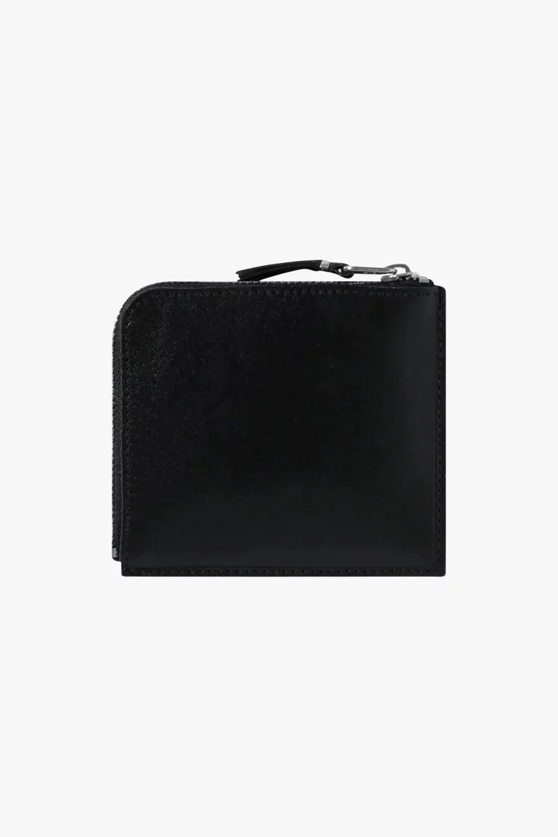 Silver Eyelet SA3100SE Leather Wallet – Black | Centre Commercial