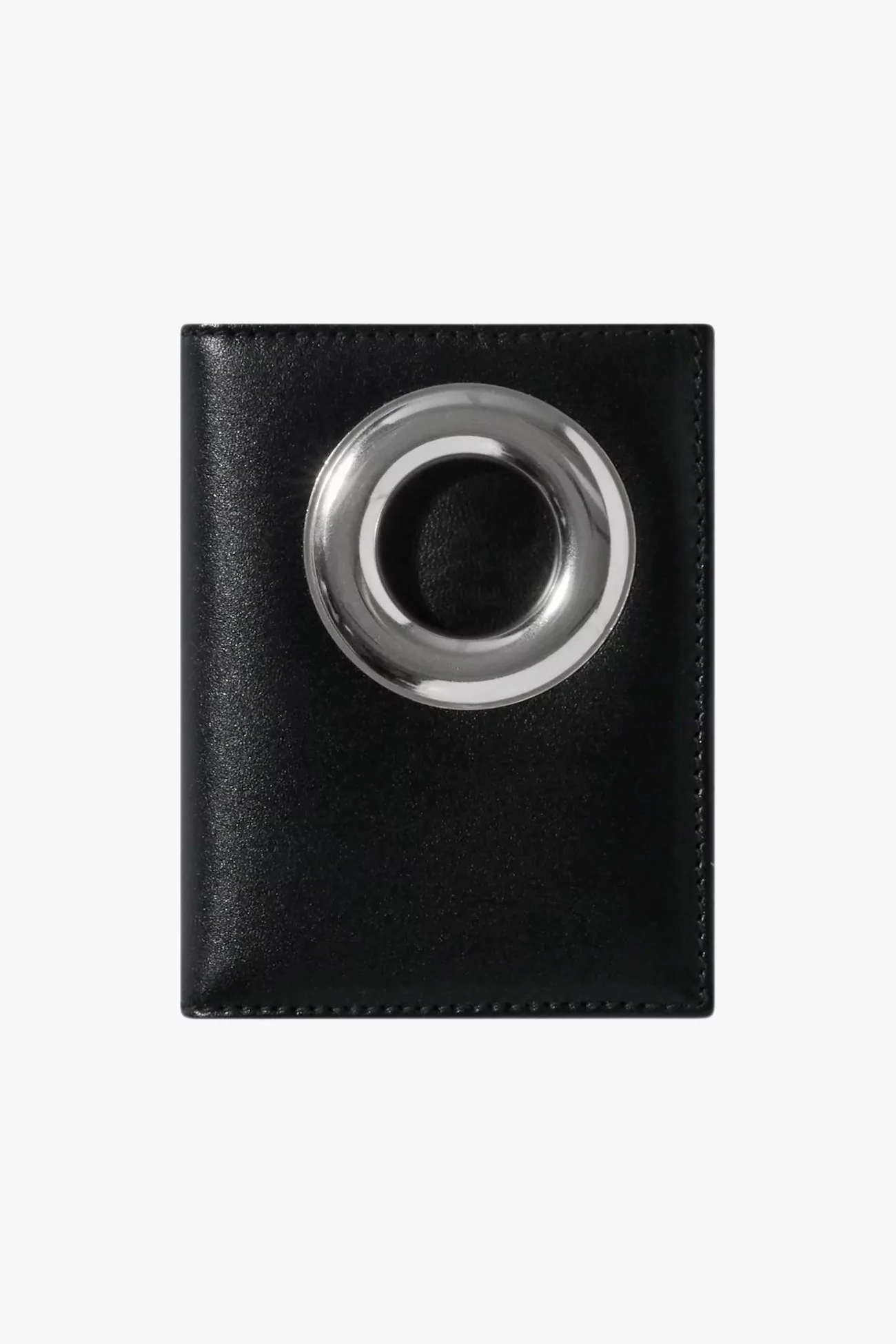 Silver Eyelet SA0641SE Bifold Wallet – Black | Centre Commercial
