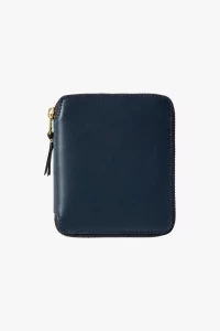 Classic Leather SA2100 Zip Around Wallet – Blue | Centre Commercial