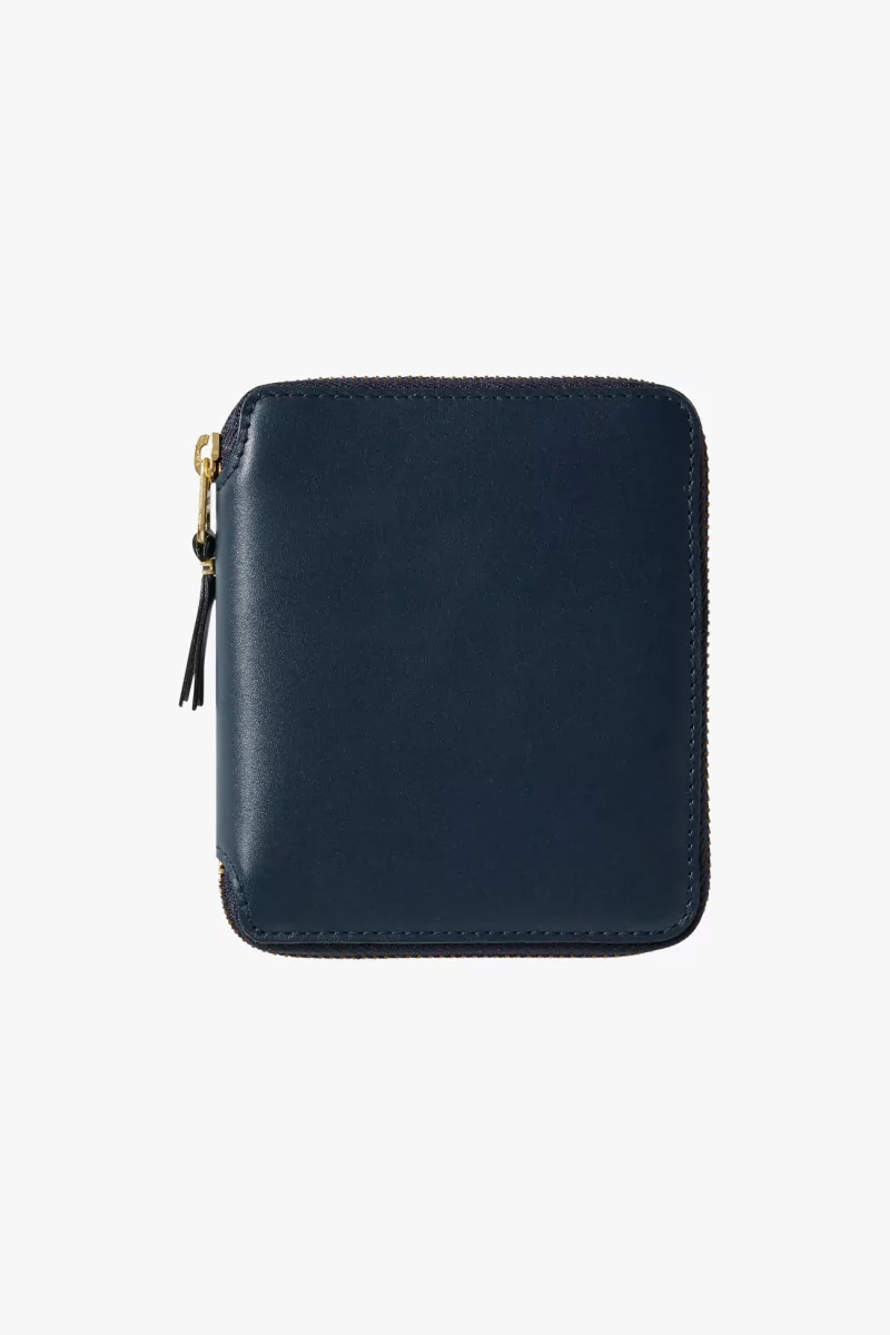 Classic Leather SA2100 Zip Around Wallet – Blue | Centre Commercial