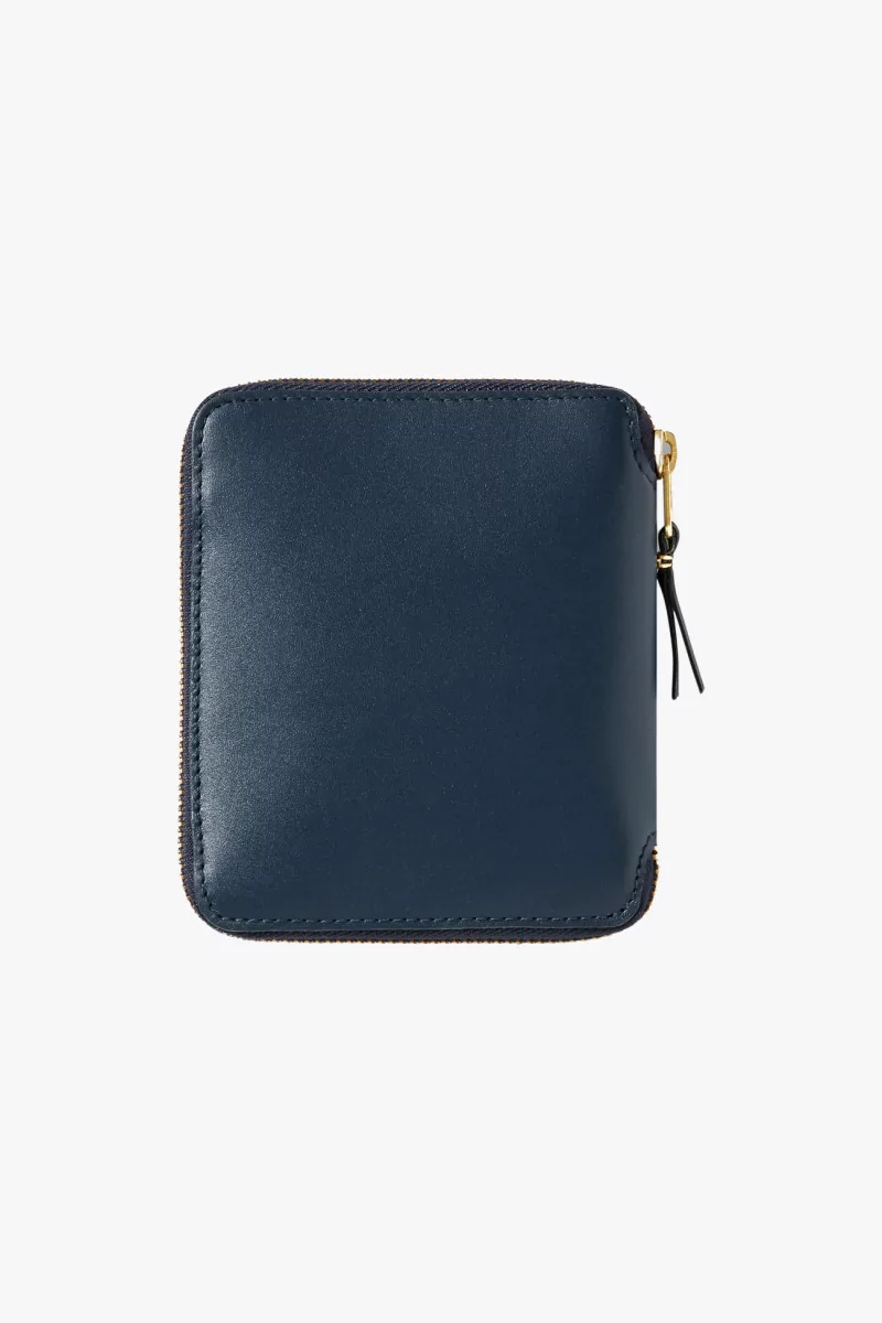 Classic Leather SA2100 Zip Around Wallet – Blue | Centre Commercial