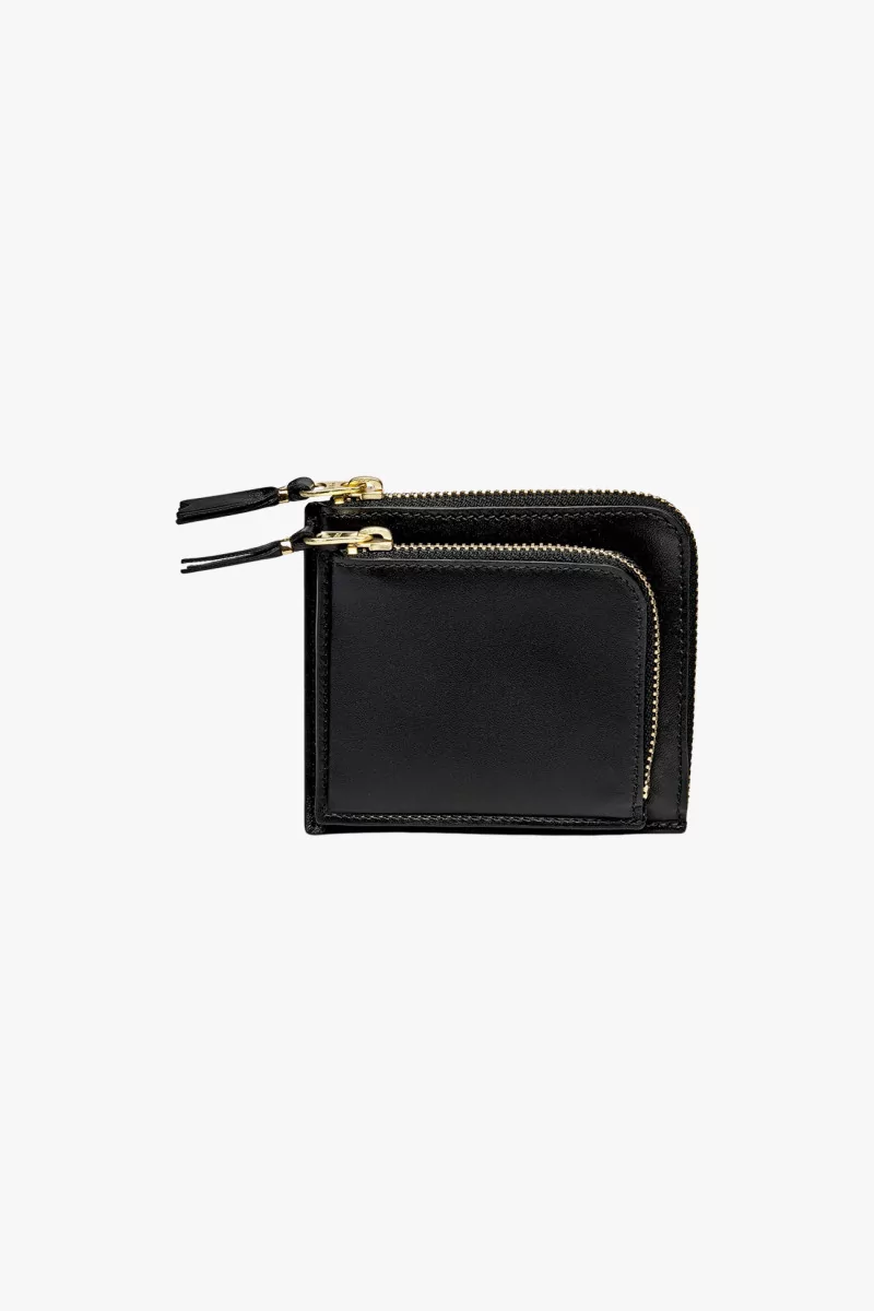 Outside Pocket SA3100OP Leather Wallet – Black | Centre Commercial