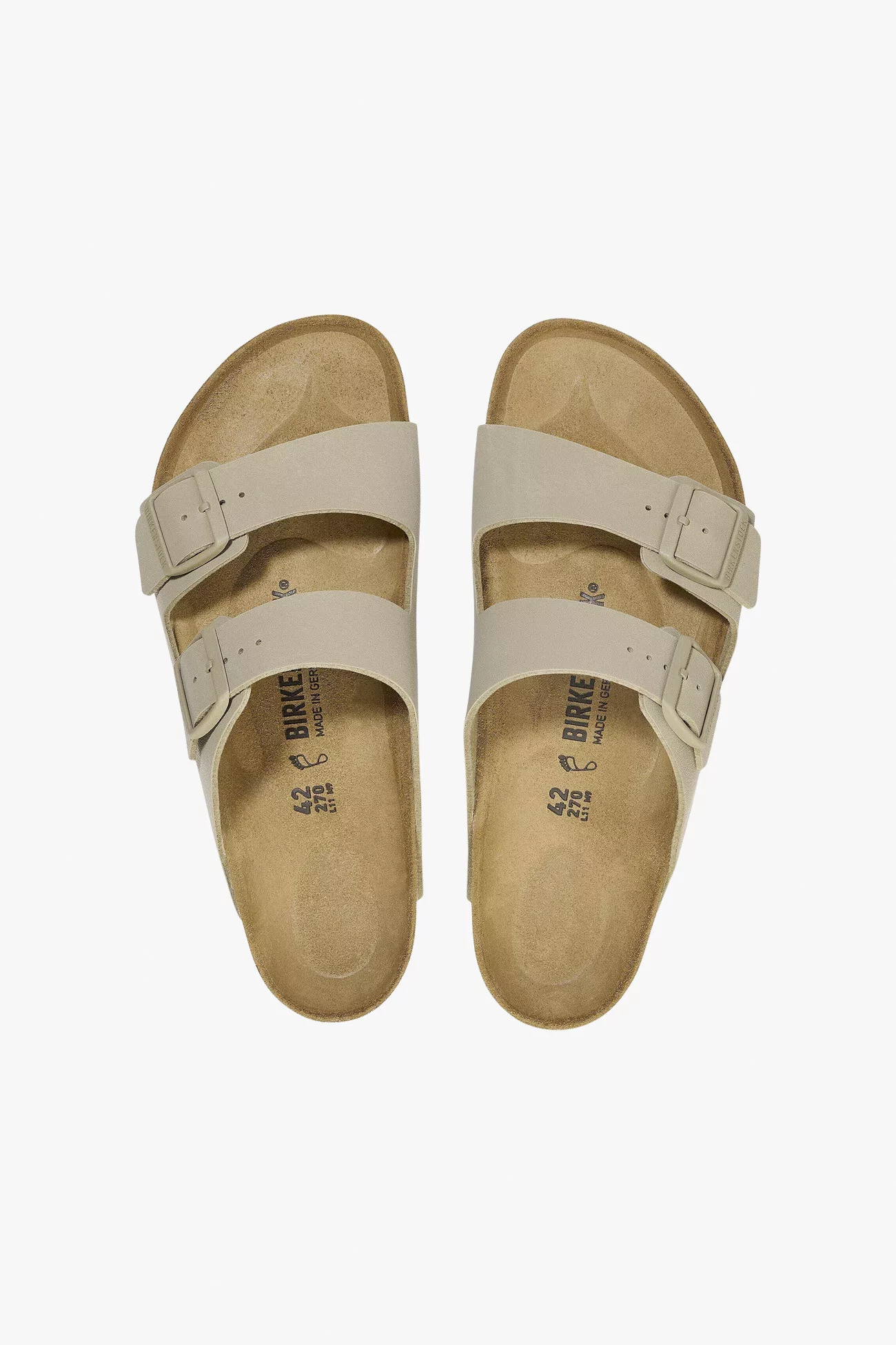 Birkenstock Arizona Birko-Flor Sandal – Faded Khaki | Centre Commercial