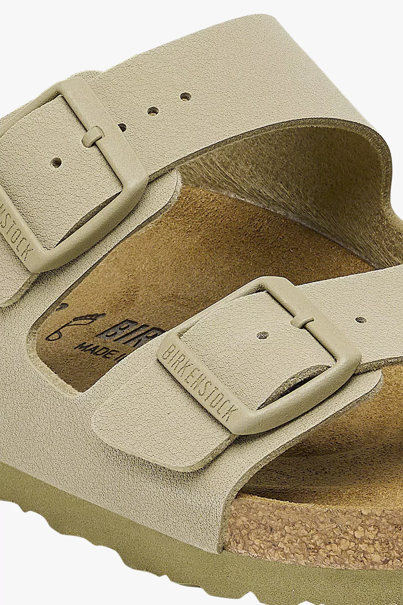 Birkenstock Arizona Birko-Flor Sandal – Faded Khaki | Centre Commercial