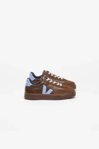 VEJA Volley Kids Leather Sneakers – Walnut Olympe | Centre Commercial