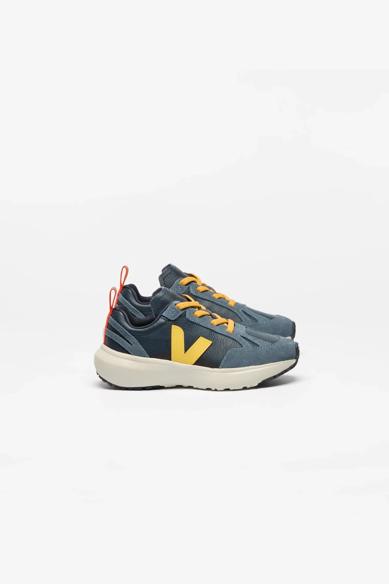 VEJA Canary Kids Leather Sneakers – Nautico Tonic | Centre Commercial