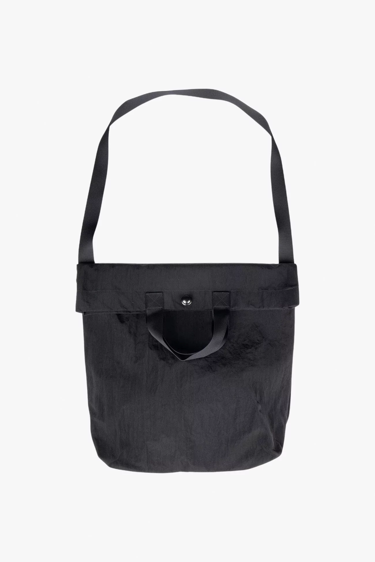 MAN-TLE R0B1 Multi Handle Tote Nylon Bag – Black | Centre Commercial