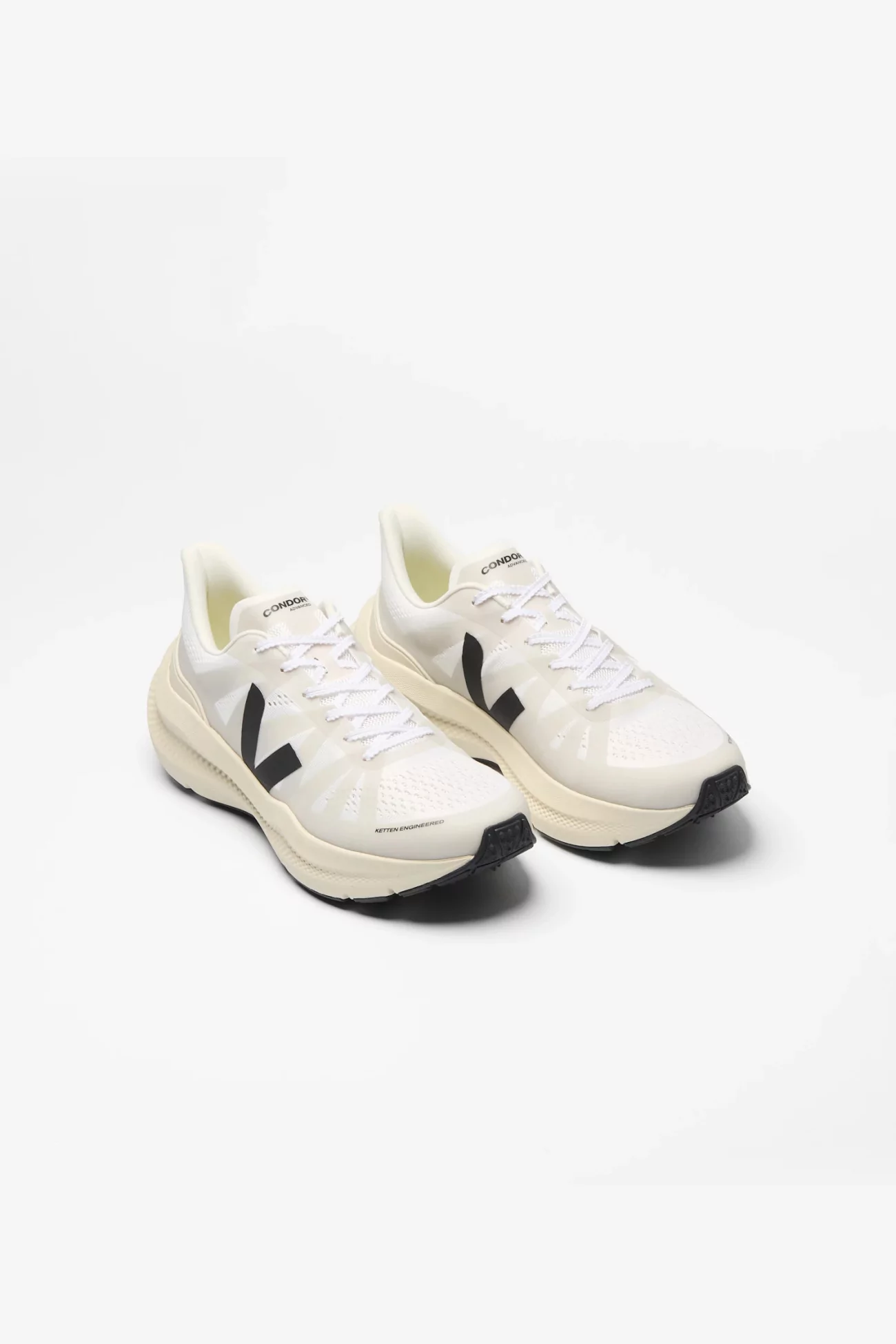 VEJA Condor 3 Advanced Running Shoes – White Black | Centre Commercial