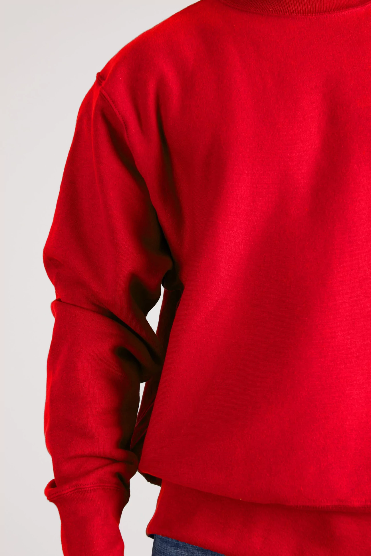 Camber 234 Heavyweight Cross-Knit Sweatshirt – Red | Centre Commercial