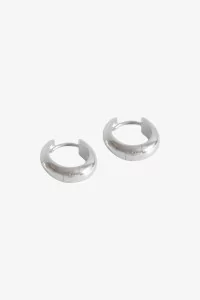 Medium Silver Hoops Recycled Sterling Silver – Silver | Centre Commercial