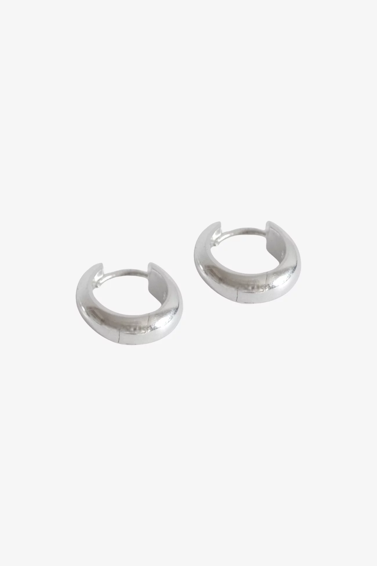Medium Silver Hoops Recycled Sterling Silver – Silver | Centre Commercial