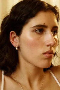 Mini Drop Earrings Recycled Sterling Silver – Silver | Centre Commercial