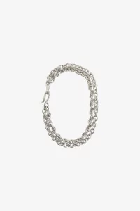 Mini Elo Double Chain Bracelet Recycled Silver – Silver | Centre Commercial