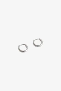 Mini Silver Hoops Recycled Sterling Silver – Silver | Centre Commercial