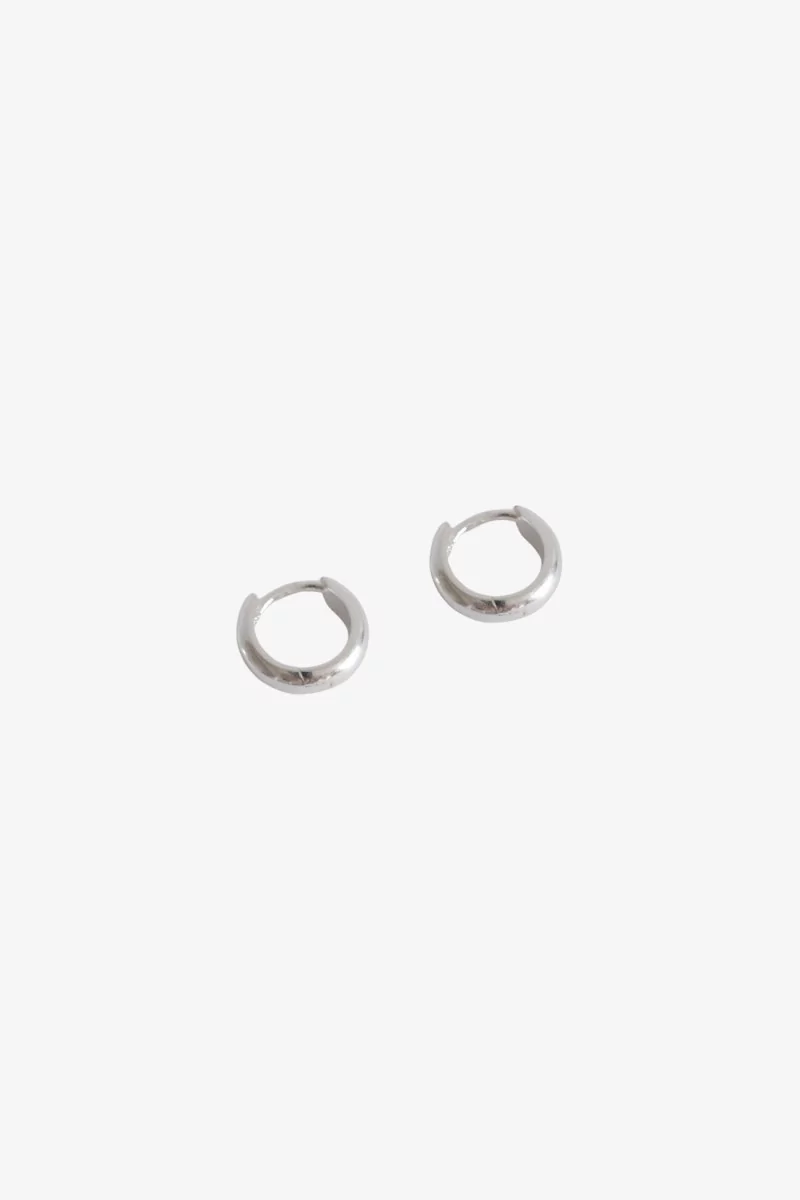 Mini Silver Hoops Recycled Sterling Silver – Silver | Centre Commercial